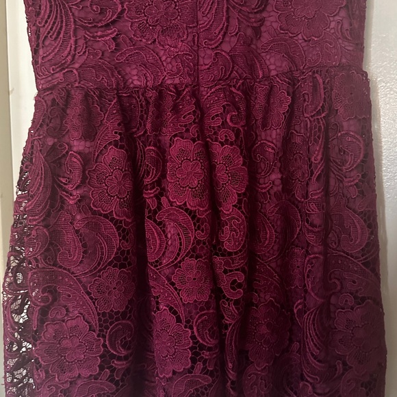 Adrianna Papell Lace Embroidery Dress - Picture 8 of 10